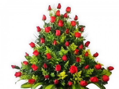 Arreglo Floral Rojo Pasion A Domicilio En Cali 