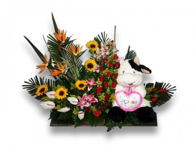 Arreglo Floral Con Peluche A Domicilio En Cali 