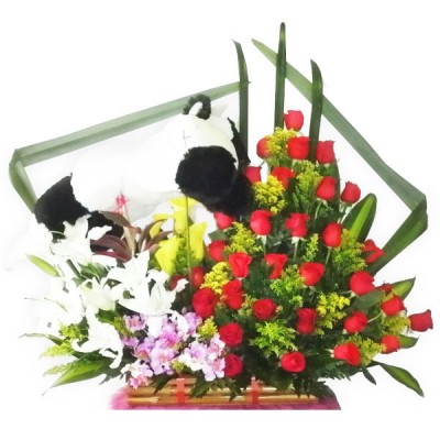 Arreglo Floral Con Lirios A Domicilio En Cali 