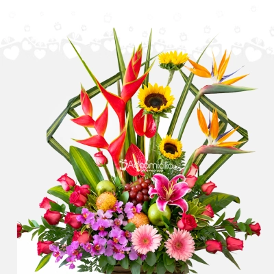 Arreglos Florales Con Frutas A Domicilio En Cali 