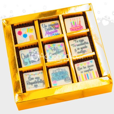 Caja bombones Cumpleaños Medellín Pedido Con Un Día De Anticipación 