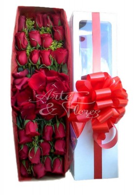 Caja De Rosas Por 24 A Domicilio En Cali 