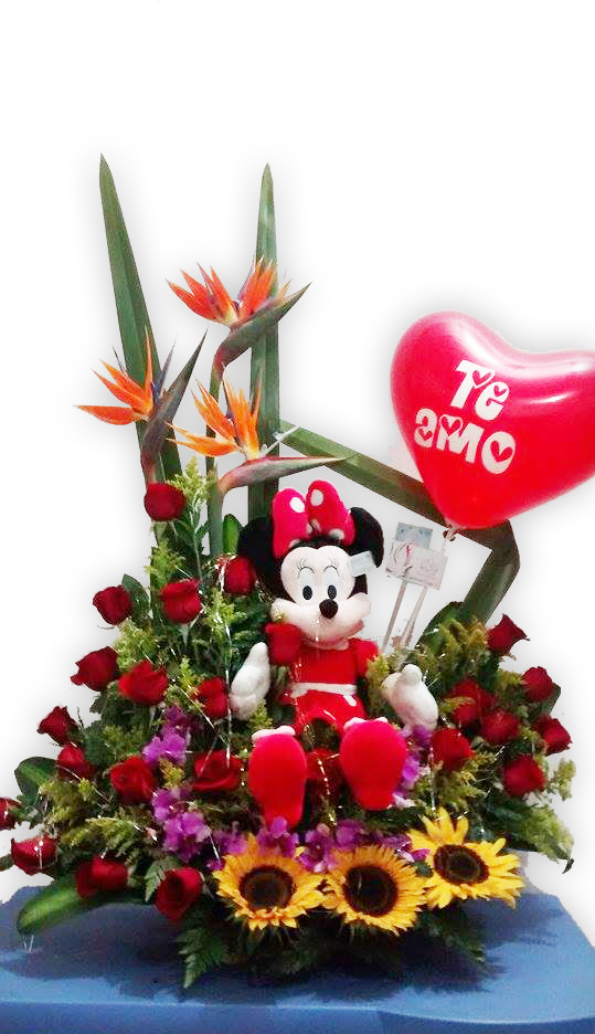 Arreglo Floral Para San Valentín Con Peluche A Domicilio En Cali 