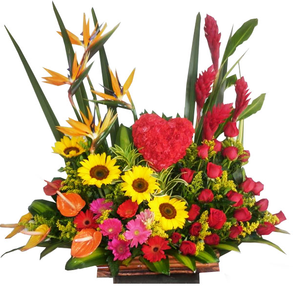 Arreglo Floral Sinfonía De Amor A Domicilio En Cali 