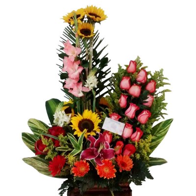 Arreglo Floral Atractivo A Domicilio En Cali 