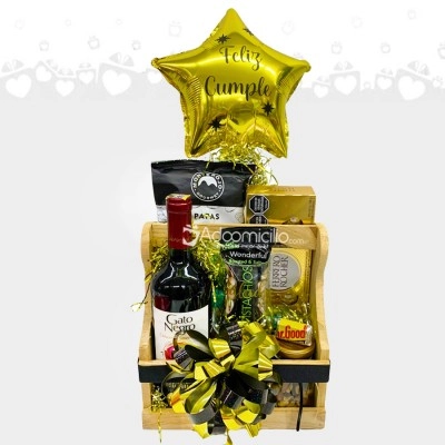 Ancheta Con Vino Para Cumpleaños A Domicilio En Cali Pedido Con Un Día De Anticipación 