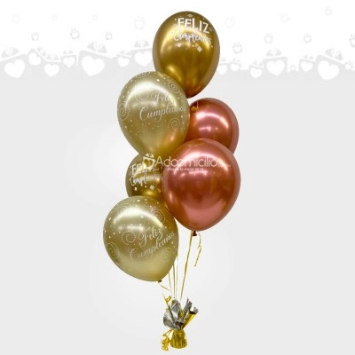 Bouquet De Globos Para Cumpleaños A Domicilio En Cali Pedido Con Un Día De Anticipación 