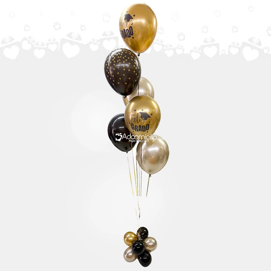 Bouquet De Globos Para Grado A Domicilio En Cali Pedido Con Un Día De Anticipación 