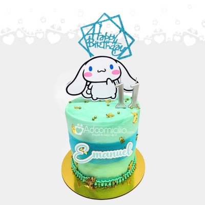 Torta Con Temática De Cinnamoroll A Domicilio En Cali Pedido Con Dos Días De Anticipación