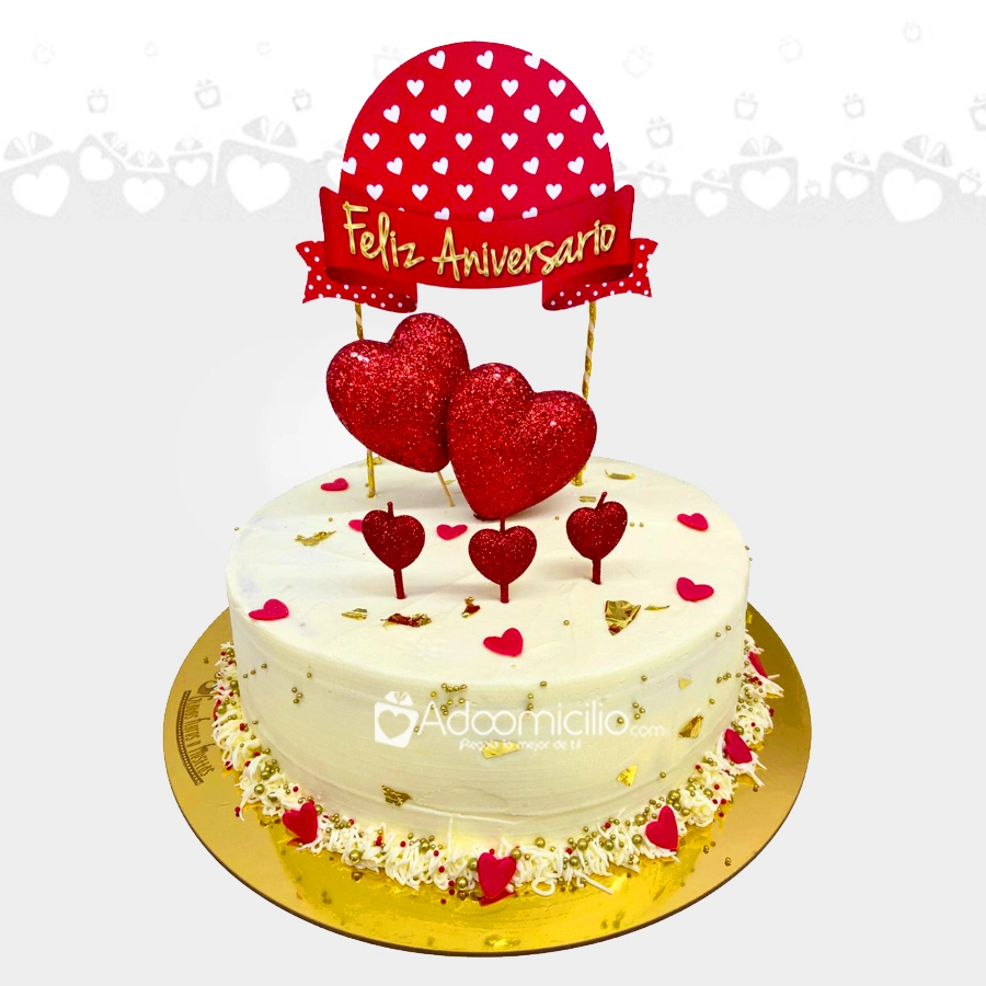Torta De Aniversario A Domicilio En Cali Pedido Con Dos Días De Anticipación