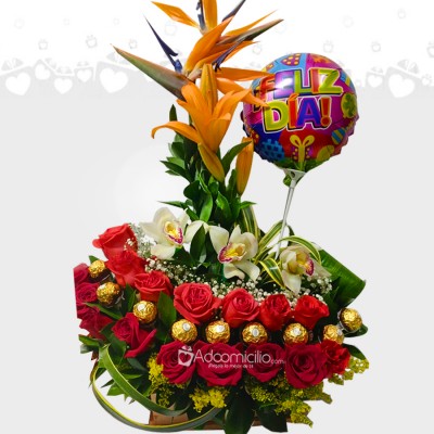 Flores Con Chocolate Para El Día De La Mujer A Domicilio En Medellín 