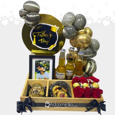 Ancheta Con Cervezas Y Flores Para Papá A Domicilio En Medellín 