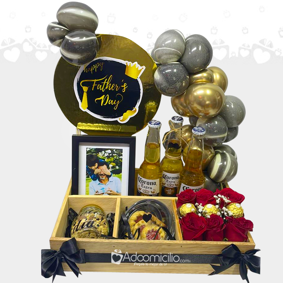 Ancheta Con Cervezas Y Flores Para Papá A Domicilio En Medellín 