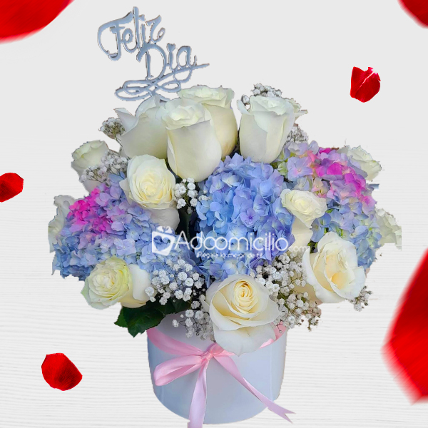 Rosas Y Hortensias Para Amor Y Amistad A Domicilio En Cali 