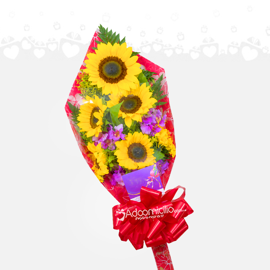 Bouquet Girasoles A Domicilio En Cali 