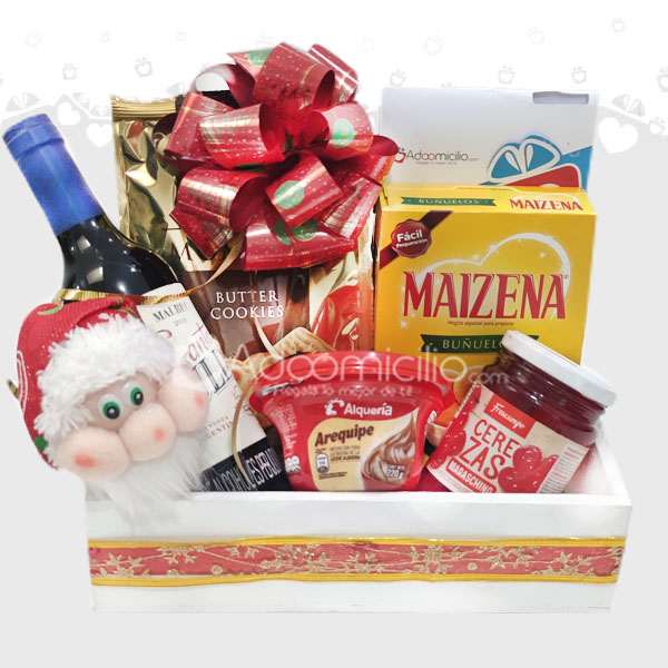 Ancheta Navideña Con Vino A Domicilio En Cali Pedido Con Un Día De Anticipación