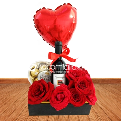 Rosas Y Vino Para Enamorar A Domicilio En Cali Pedido Con Un Día De Anticipación 