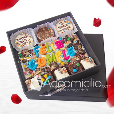 Regalos a Domicilio en Medellin Caja Feliz Cumple Pedido Con Un Día De Anticipación