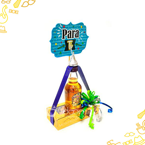 Mini Whisky Con Chocolates Anchetas Para Hombre Y Mujeres A Domicilio En Popayan Pedido 1 Día Anticipado