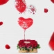 Corazón de amor Caja de Rosas con Chocolates Ferrero y Globos con Helio A Domicilio En Popayán Pedido Con 1 Día De Anticipación