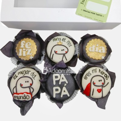 Cupcakes Para El Día Del Padre X6 A Domicilio En Popayán Pedido Con Un Día De Anticipación 