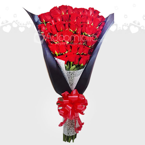 Bouquet De Rosas x 48  Dia De La Mujer A Domicilio En Cali