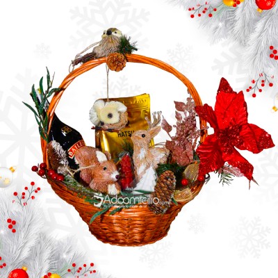 Canasta Navideña Con Baileys A Domicilio En Medellín Pedido Con Un Día De Anticipación