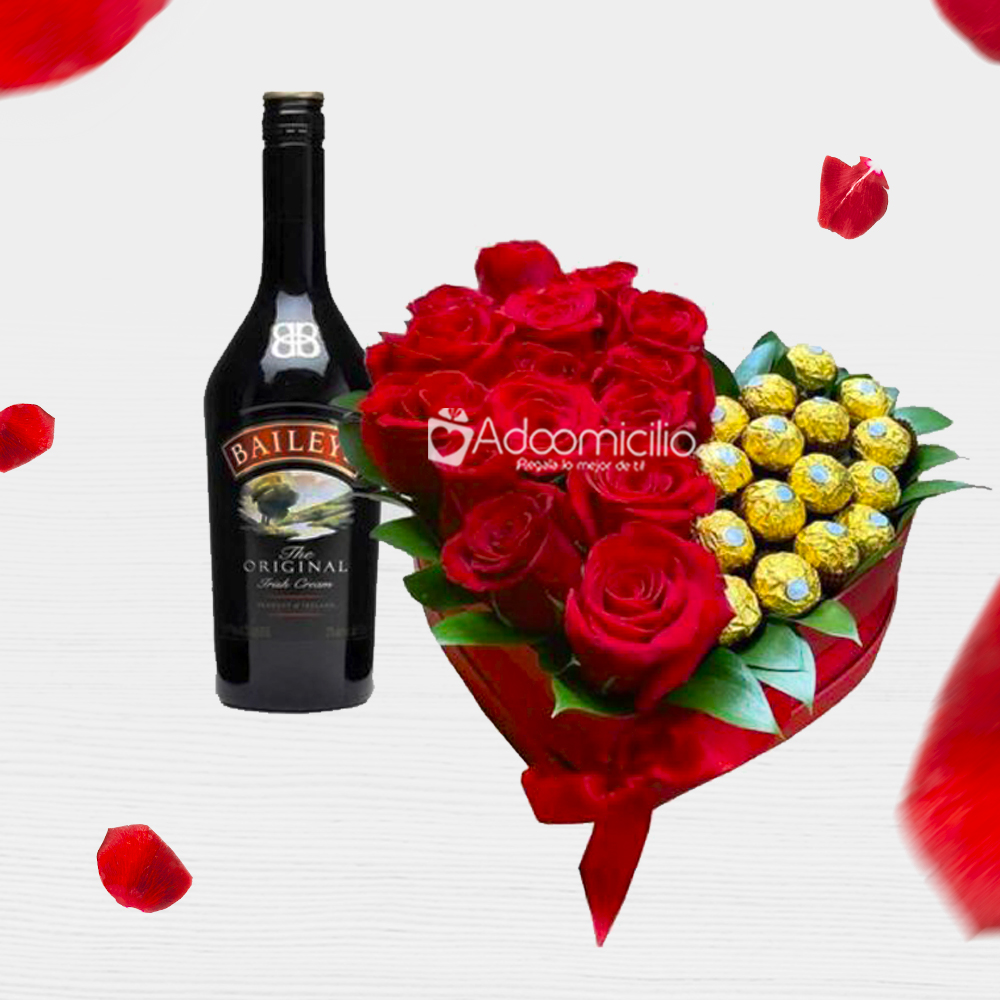 Rosas Y Baileys Para San Valentín A Domicilio En Medellín 