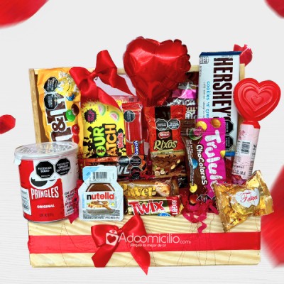 Ancheta De Dulces Para Amior Y Amistad A Domicilio En Barranquilla Pedido Con Un Día De Anticipación 