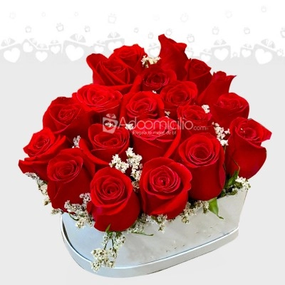 Corazón Con Rosas A Domicilio En Bucaramanga 