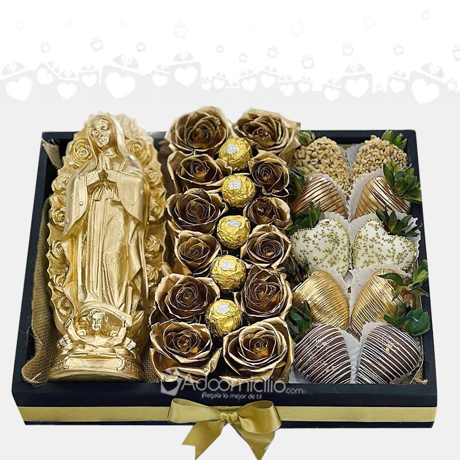 Regalo Para El Día De La Madre Con Rosas Y Vírgen A Domicilio En Bogotá Pedido Con Un Día De Anticipación 