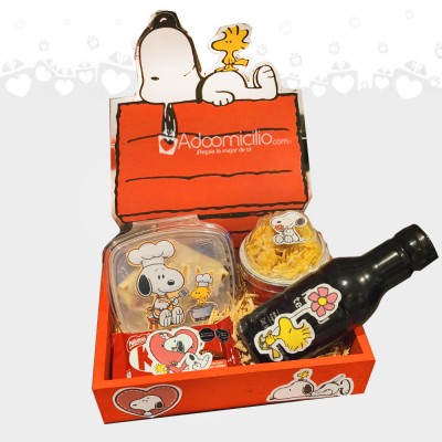 Desayuno Sorpresa De Snoopy Para San Valentín A Domicilio En Bogotá Pedido Con Un Día De Anticipación  