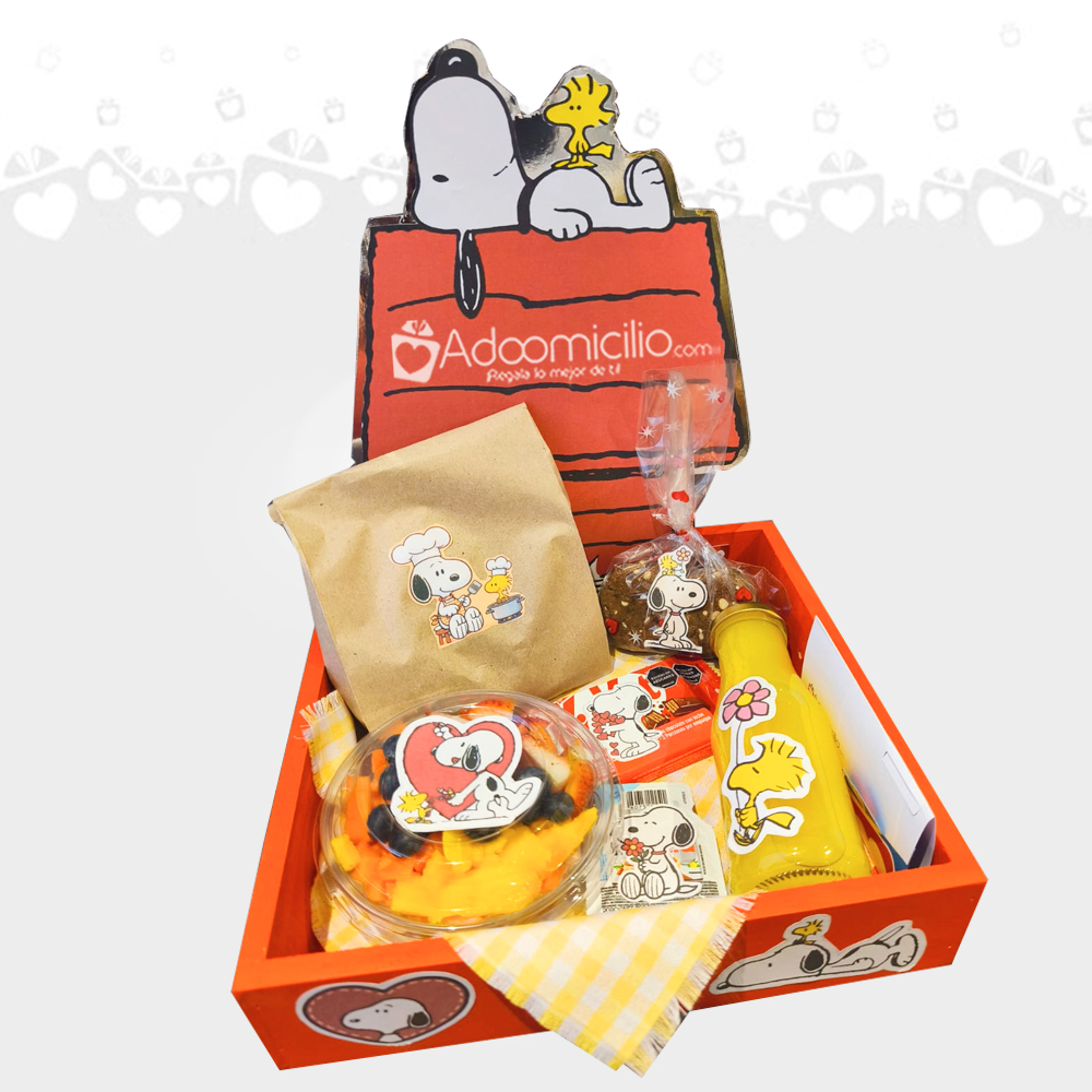 Desayuno Sorpresa De Snoopy Para San Valentín A Domicilio En Bogotá Pedido Con Un Día De Anticipación  