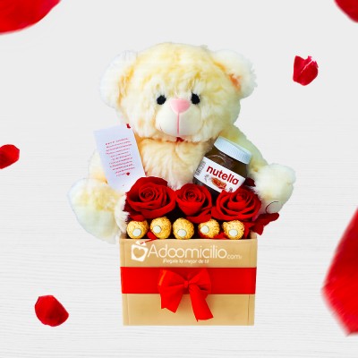 Chocolates Y Peluche Para San Valentín A Domicilio En Bogotá Pedido Con Un Día De Anticipación 