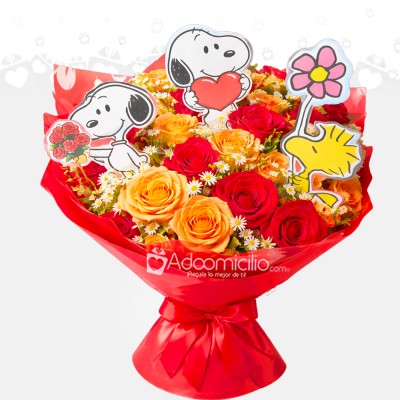 Bouquet De Rosas Para San Valentín A Domicilio En Bogotá Pedido Con Un Día De Anticipación 