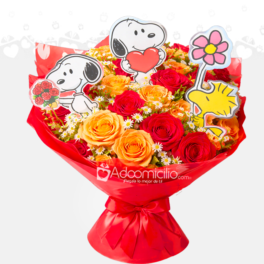 Bouquet De Rosas Para San Valentín A Domicilio En Bogotá Pedido Con Un Día De Anticipación 