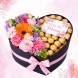 Corazón De Flores Y Chocolates Para Mamá A Domicilio En Bogotá Pedido Con Un Día De Anticipación