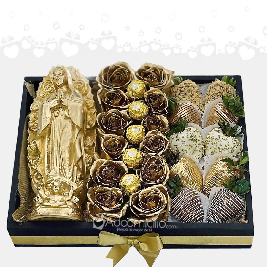 Regalo Para El Día De La Madre Con Rosas Y Vírgen A Domicilio En Bogotá Pedido Con Un Día De Anticipación 