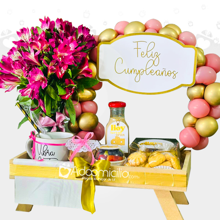 Desayuno Sorpresa Con Flores A Domicilio En Armenia Pedido Con Un Día De Anticipación 