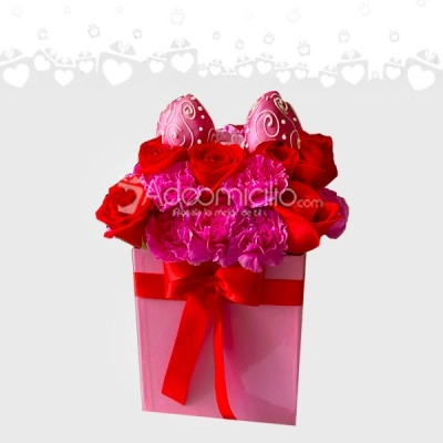 Arreglo Floral Y Fresas Con Chocolate A Domicilio En Armenia 