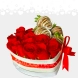 Corazón De Rosas Y Fresas Con Chocolate A Domicilio En Armenia Pedido Con Un Día De Anticipación