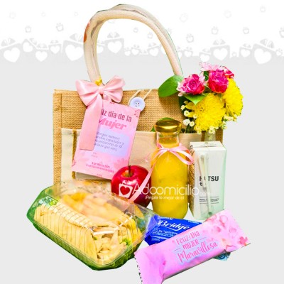 Bolsito Con Desayuno Sorpresa Para Conmemorar El Día De La Mujer A Domicilio En Cali Pedido Con Un Día De Anticipación 