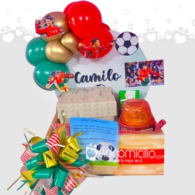 Desayuno Sorpresa Con Temática De Fútbol A Domicilio En Cali Pedido Con Un Día De Anticipación 