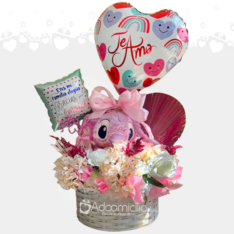 Regalo De Amor Con Flores Y Peluche A Domicilio En CDMX Pedido Con Un Día De Anticipación 