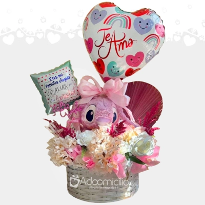Regalo De Amor Con Flores Y Peluche A Domicilio En CDMX Pedido Con Un Día De Anticipación 