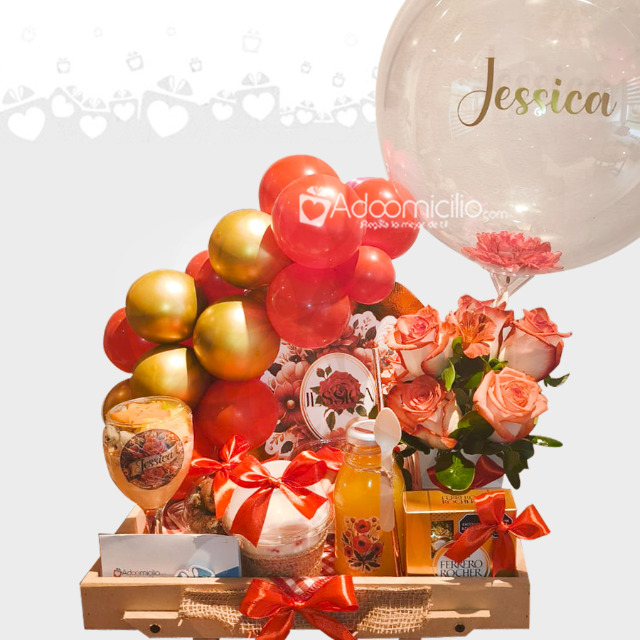 Desayuno Sorpresa Con Flores A Domicilio En Bogotá Pedido Con Un Día De Anticipación 