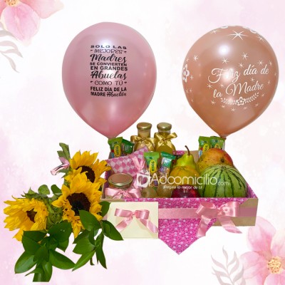 Desayuno Sorpresa Y Girasoles Para Mamá A Domicilio En Pereira Pedido Con Un Día De Anticipación 