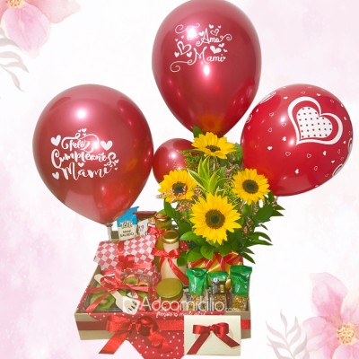 Desayuno Sorpresa Con Girsoles Para Celebrar El Día De La Madre A Domicilio En Pereira Pedido Con Un Día De Anticipación 