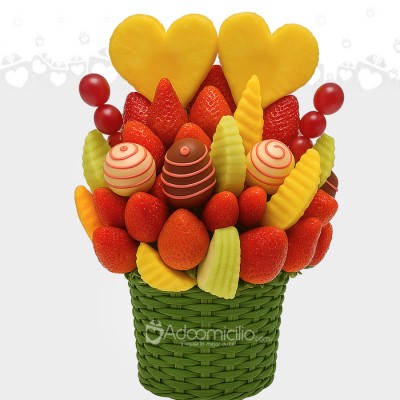 Arreglo Frutal Para Cumpleaños A Domicilio En Barranquilla Pedido Con Un Día De Anticipación 
