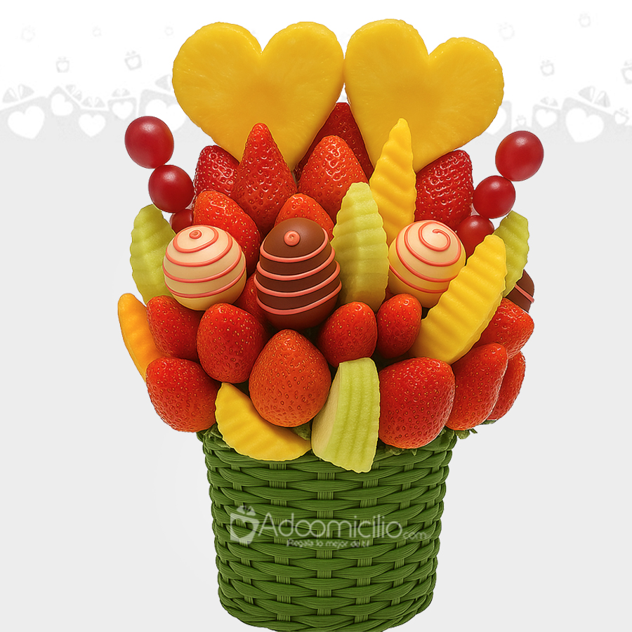 Arreglo Frutal Para Cumpleaños A Domicilio En Barranquilla Pedido Con Un Día De Anticipación 